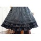 Surface Spell Gothic Striped Daily Corset Skirt